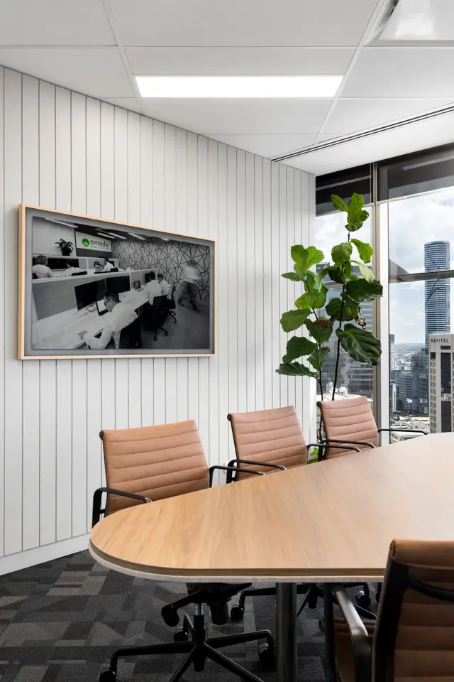 Boardroom with Autex Acoustic panels